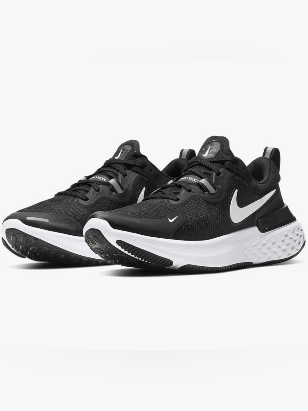 Nike React Miler Black White Cushion Running Shoes Sneakers - Size [6]